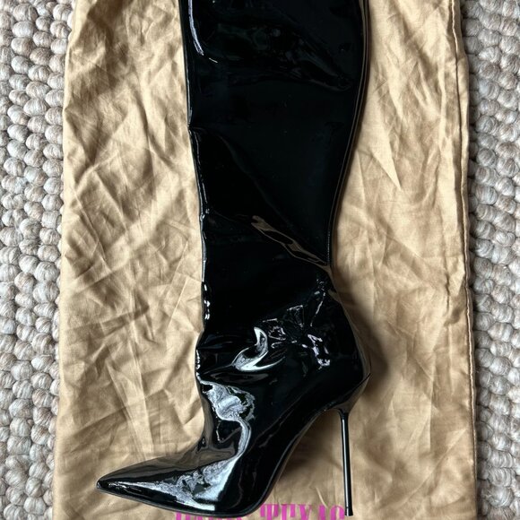 Paris Texas patent leather stiletto boots - Picture 8 of 10